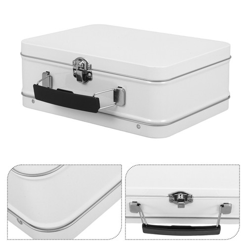 Reusable metal tin storage box - storage,