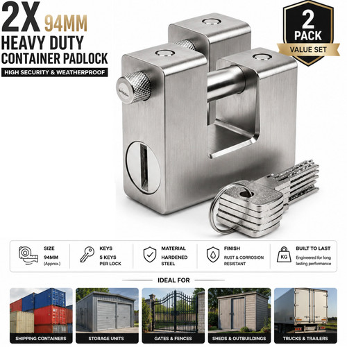 94mm heavy duty container - 2x,