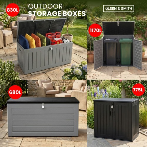 Outdoor storage box - storage, with